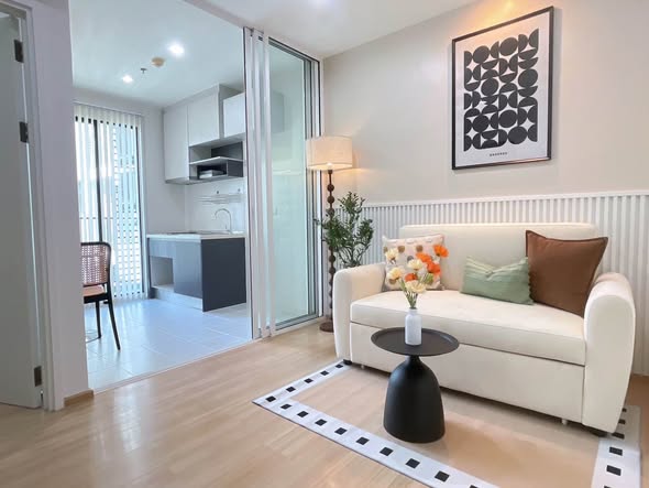 living room of V Condo Salaya