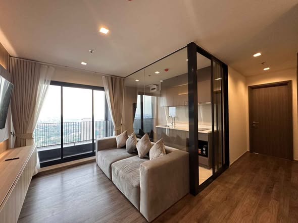 living room and bedroom and room interior of V Condo Salaya