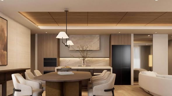 living room of Viengping Mansion condominium