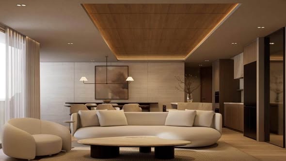 living room of Viengping Mansion condominium
