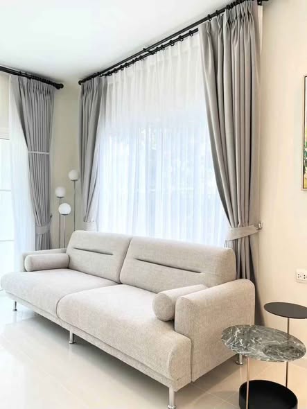 bedroom and living room of Villaggio 3 Srinakarin-Bangna