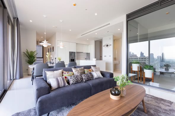 living room of VITTORIO Sukhumvit 39 วิตโตริโอ สุขุมวิท 39