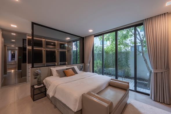 bedroom and room interior of VIVE กรุงเทพกรีฑา