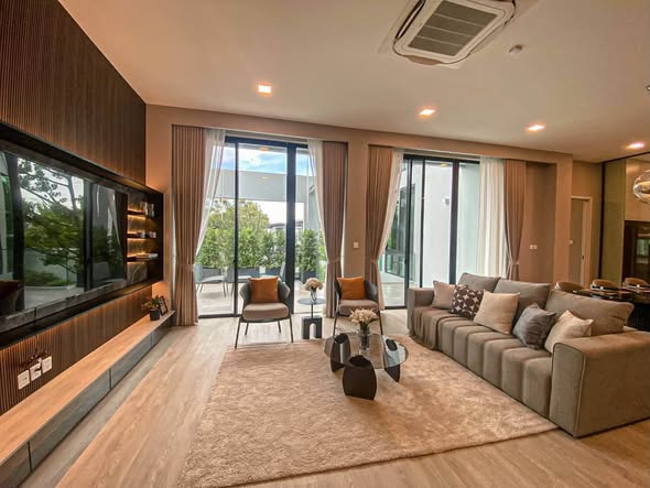 living room of VIVE กรุงเทพกรีฑา