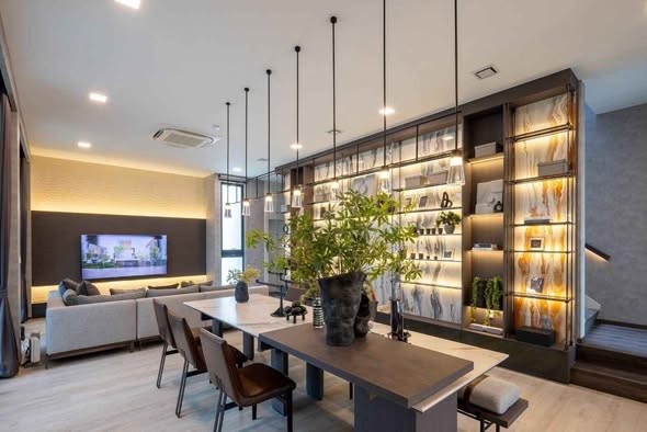 living room of VIVE กรุงเทพกรีฑา