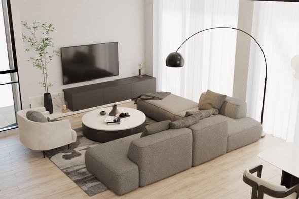 living room of VIVE กรุงเทพกรีฑา