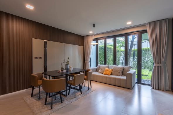 living room and bedroom and room interior of VIVE กรุงเทพกรีฑา