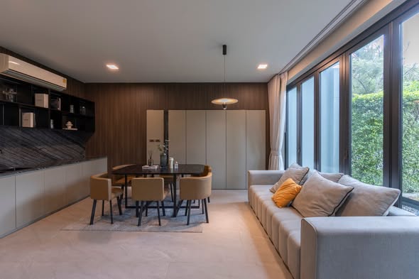 living room and room interior of VIVE กรุงเทพกรีฑา
