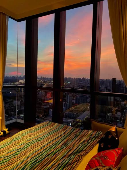bedroom of Whizdom Essence Sukhumvit วิสซ์ดอม เอสเซ้นส์ สุขุมวิท