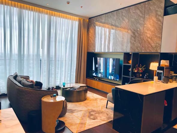 living room of Whizdom Essence Sukhumvit วิสซ์ดอม เอสเซ้นส์ สุขุมวิท