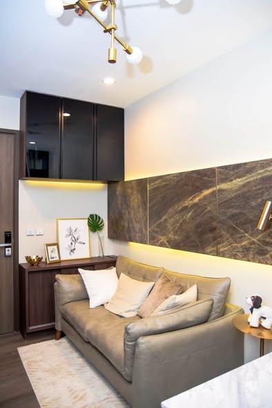living room of Whizdom Essence Sukhumvit วิสซ์ดอม เอสเซ้นส์ สุขุมวิท