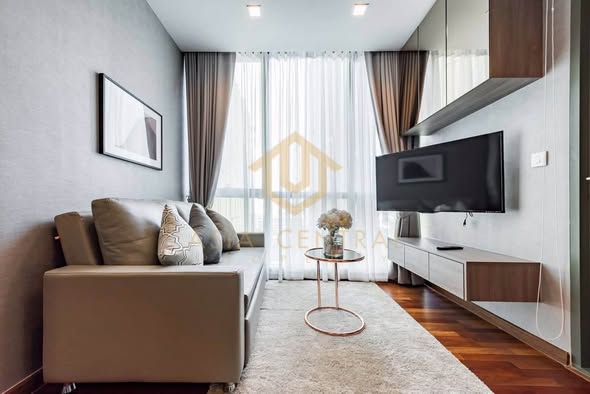 living room and bedroom of Wish Signature II Midtown Siam