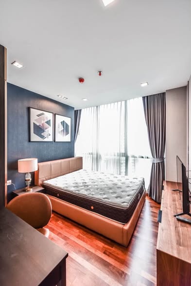 living room and bedroom of Wish Signature II Midtown Siam
