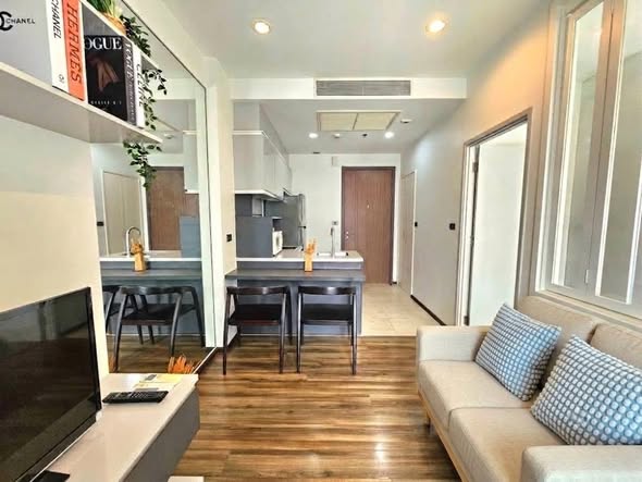 living room and room interior of WYNE by Sansiri