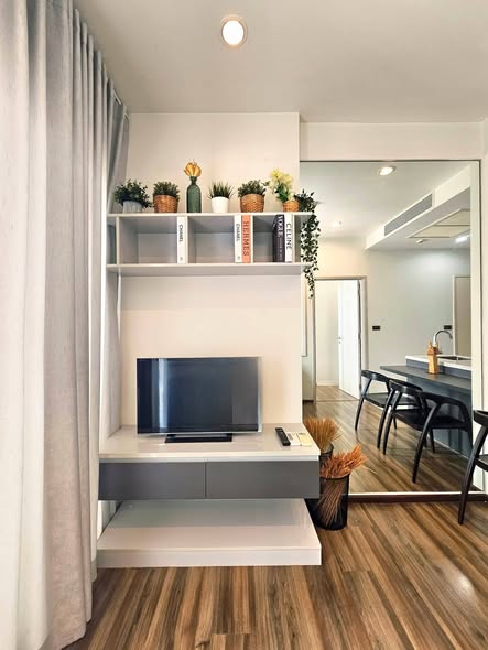 living room and room interior of WYNE by Sansiri