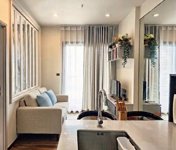 living room and room interior of WYNE by Sansiri