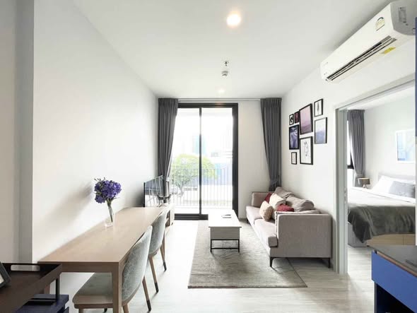 living room and bedroom of XT Ekkamai