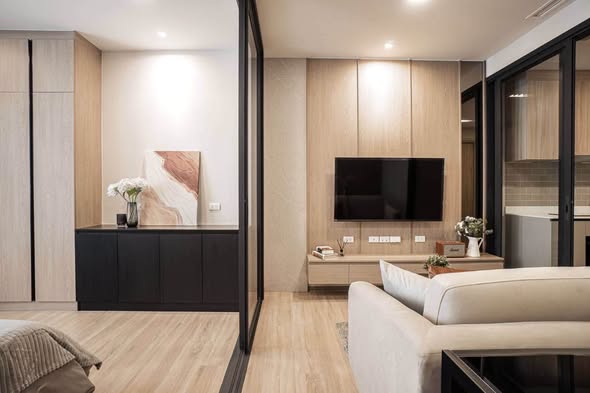 bedroom and living room and room interior of XT Phayathai