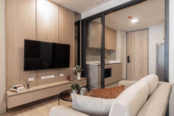living room and bedroom and room interior of XT Phayathai