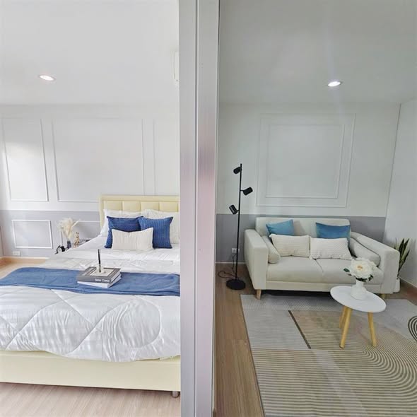 bedroom and room interior of You2Condo ยูทูคอนโด
