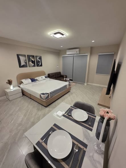 bedroom of 103 Central condominium