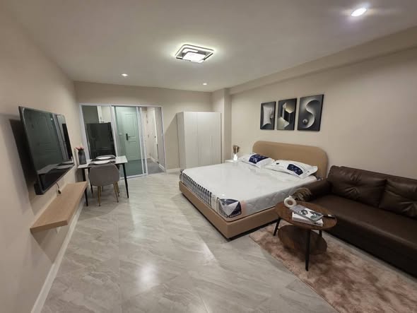 bedroom of 103 Central condominium