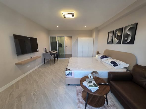 bedroom of 103 Central condominium