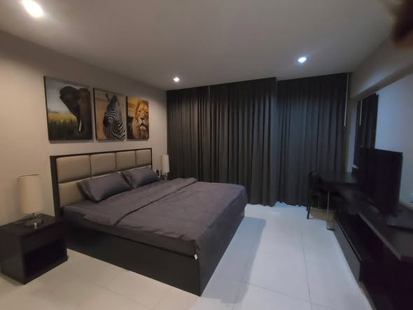 bedroom of 103 Central condominium