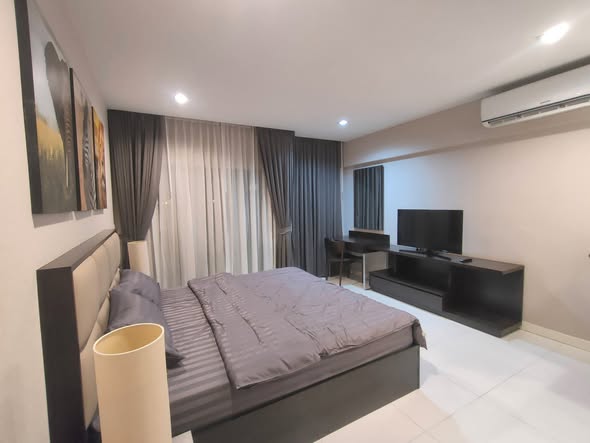 bedroom of 103 Central condominium