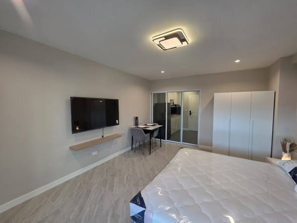 bedroom of 103 Central condominium