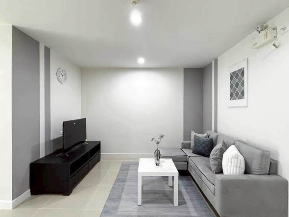 living room of เมโทรพาร์ค สาทร เฟส1/1 อาคาร G