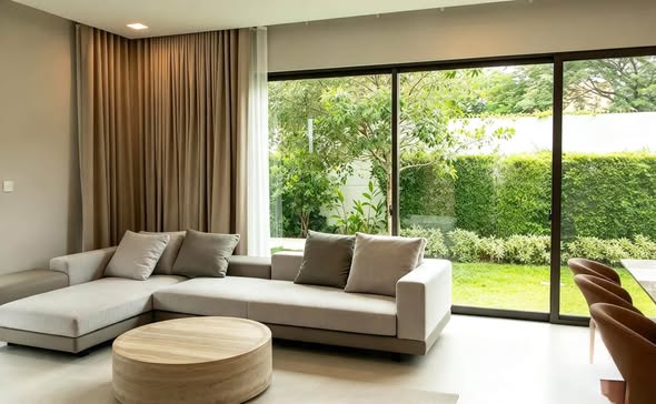 living room and room interior of มัณฑนา บางนา กม.15 | MANTANA Bangna km. 15