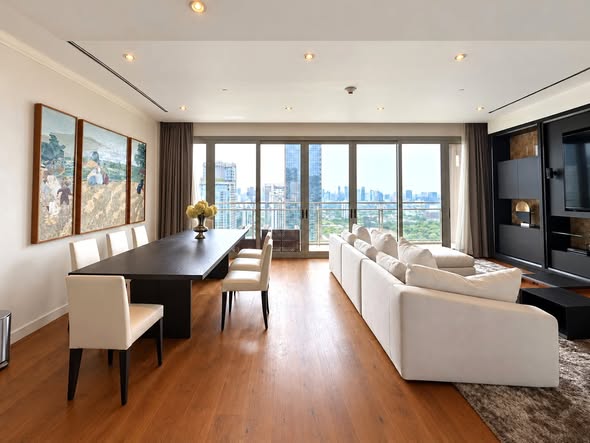 living room of 185 Rajadamri
