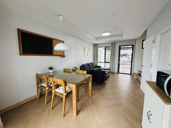 living room and room interior of ทาวน์โฮม 3 ชั้น