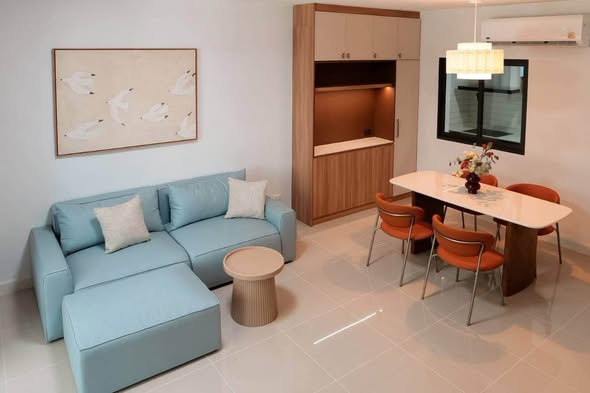 living room of พลีโน่ สุขุมวิท-บางนา 3 Pleno Sukhumvit-Bangna 3
