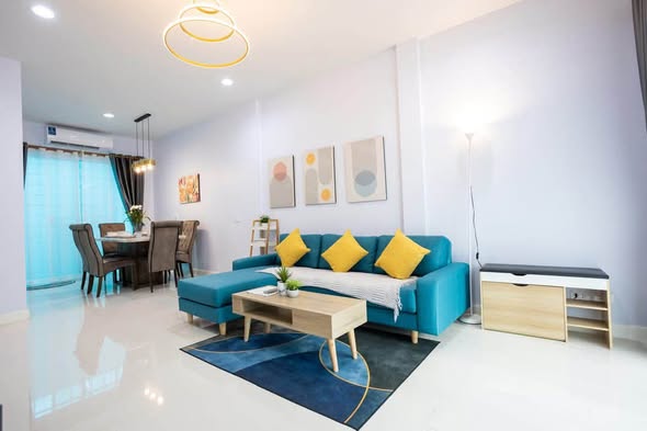 bedroom and living room of บ้านกลางเมือง ลาดพร้าว 71