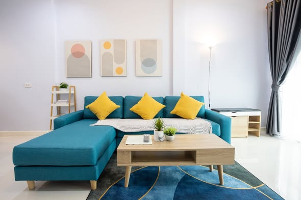 bedroom and living room of บ้านกลางเมือง ลาดพร้าว 71