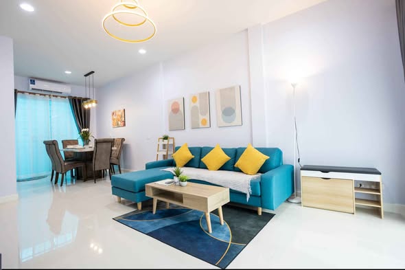 bedroom and living room of บ้านกลางเมือง ลาดพร้าว 71