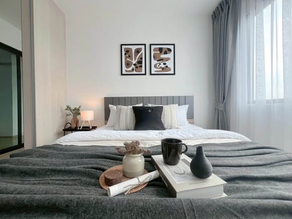 bedroom of ชีวาทัย ฮอลล์มาร์ค ลาดพร้าว – โชคชัย 4 (เฟส 2)