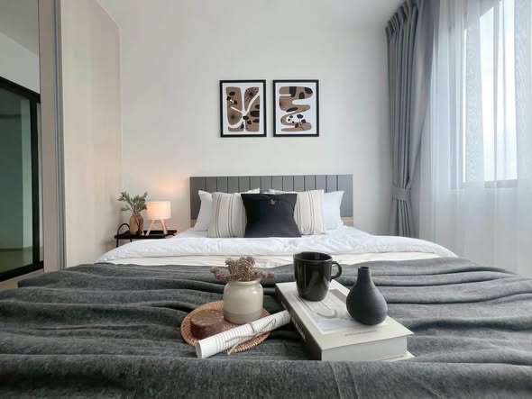 bedroom of ชีวาทัย ฮอลล์มาร์ค ลาดพร้าว – โชคชัย 4 (เฟส 2)