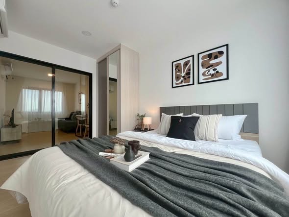 bedroom of ชีวาทัย ฮอลล์มาร์ค ลาดพร้าว – โชคชัย 4 (เฟส 2)