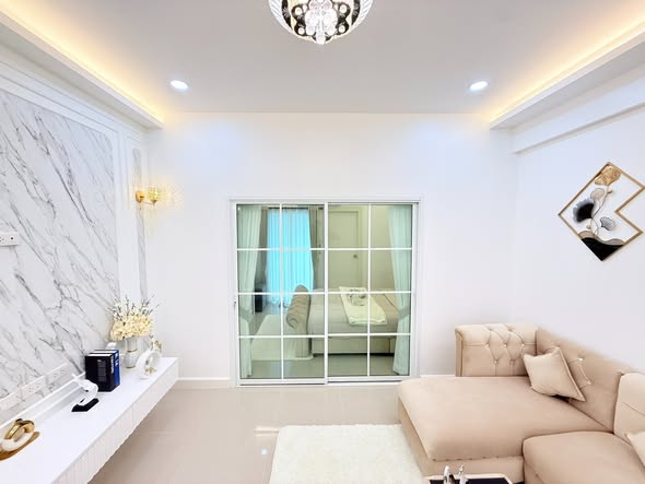 living room of 9 Karat Condos Pattaya