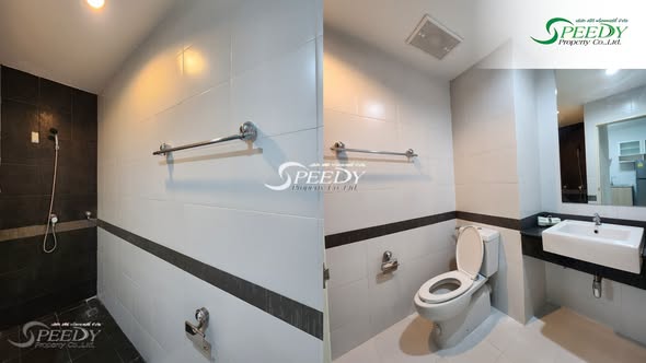 bathroom of A Space ME Sukhumvit 77