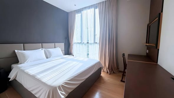 bedroom of AEQUA Residence Sukhumvit 49 dad no3