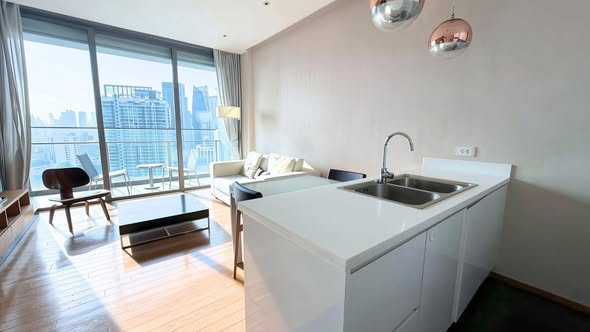 bedroom of AEQUA Residence Sukhumvit 49 dad no3