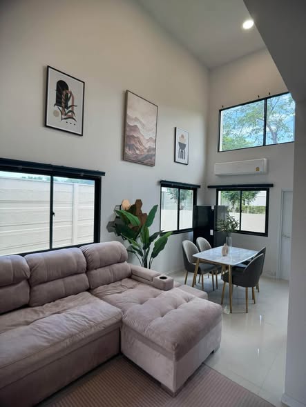living room and room interior of Altitude Kraf Bangna