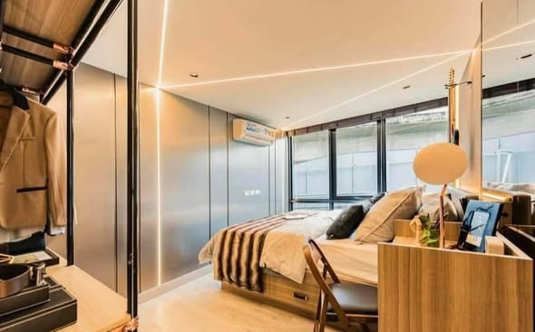 bedroom and room interior of Altitude Unicorn Sathorn
