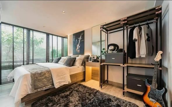 bedroom and room interior of Altitude Unicorn Sathorn