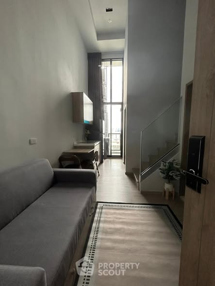 living room of Altitude Unicorn Sathorn