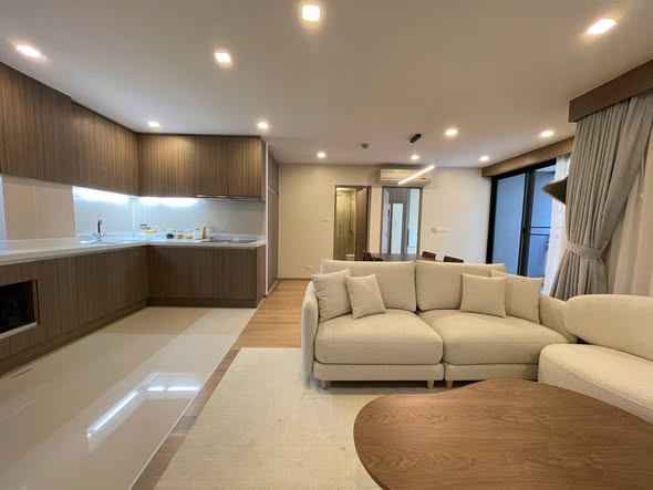 living room and kitchen of art @ Thong Lo